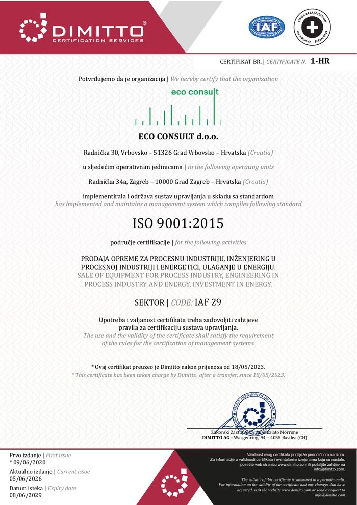 ISO 9001:2015 — Sustav upravljanja kvalitetom